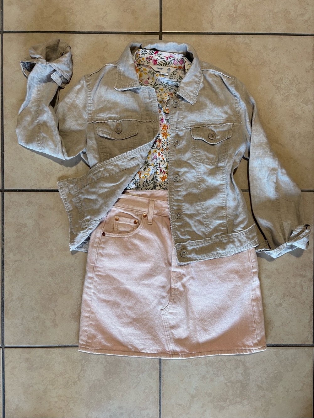 Tommy Bahama Raw Edge Linen Button Up Jacket